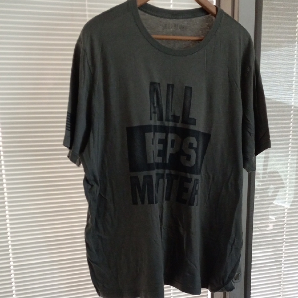 Men's Weightlifting Graphic Tee in Gray by Superluxe Size 2xl ALL REPS MATTER